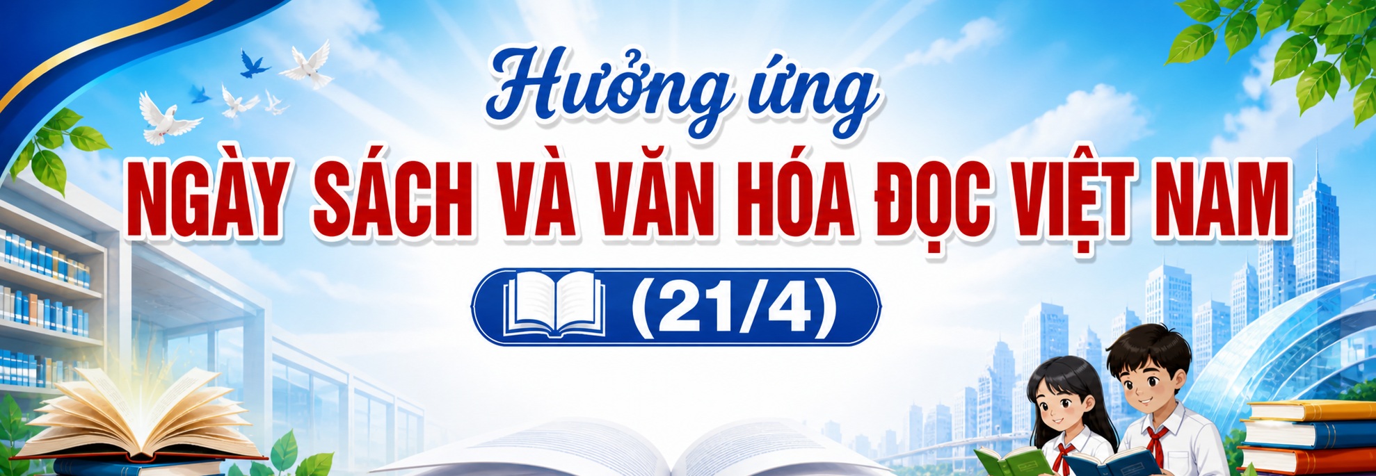 Hưởng ứng Ngày Sách và Văn hóa đọc Việt Nam (21/4)